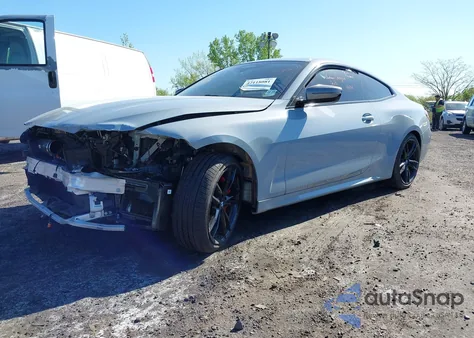 2022 BMW M440I xDrive from USA, damaged, VIN WBA13AR02NCH93750